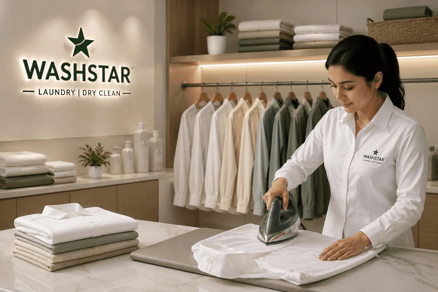 WASHSTAR laundry and dry cleaning service